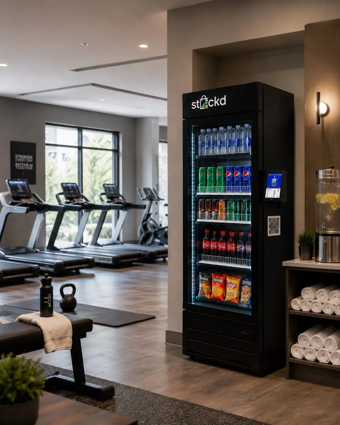 Gyms & Wellness Spaces with a Stockd vending machine